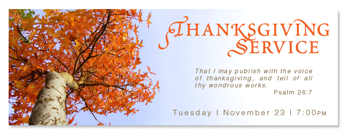 Thanksgiving Service